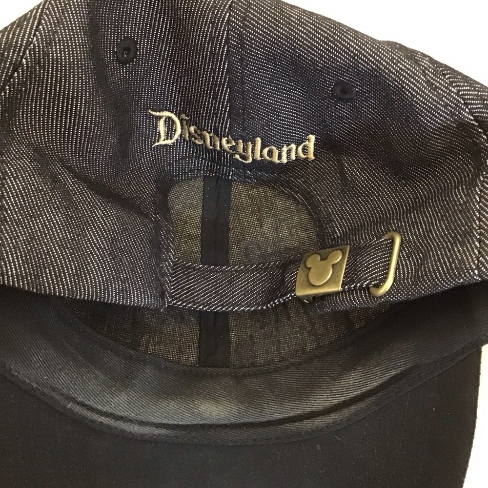 Disneyland Mickey Mouse Baseball Cap Steamboat Willy Women’s Black and Tan - Picture 6 of 8
